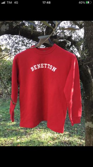 Felpa Benetton cotone 10 anni