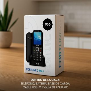 NUEVO! SPC Fortune 2 MAX Teléfono Móvil 4G Negro