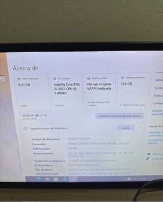 PC Oficina/Gaming Retro Negro