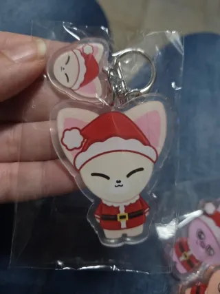 Stray Kids Santa Keyrings