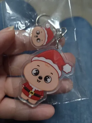 Stray Kids Santa Keyrings