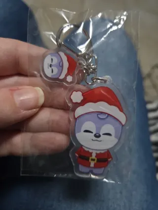 Stray Kids Santa Keyrings