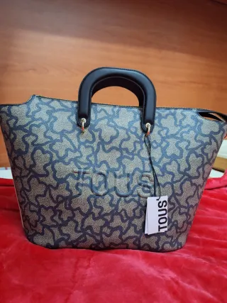 Bolso Capazo Tous Piel Logo Asas Bandolera