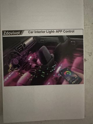 Luci LED per auto con controllo APP