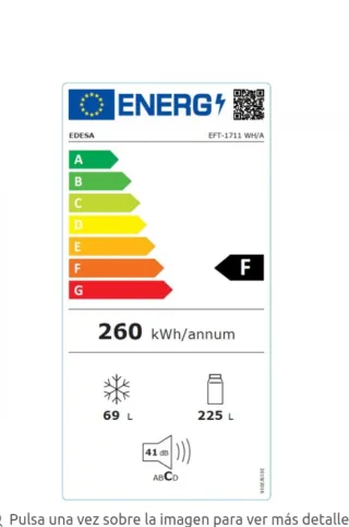 Frigorifero Edesa bianco con congelatore