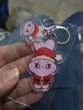 Ateez Santa Keyrings