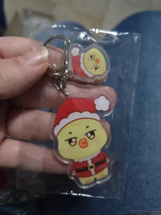 Ateez Santa Keyrings