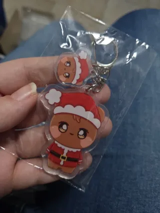 Ateez Santa Keyrings
