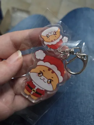 Ateez Santa Keyrings
