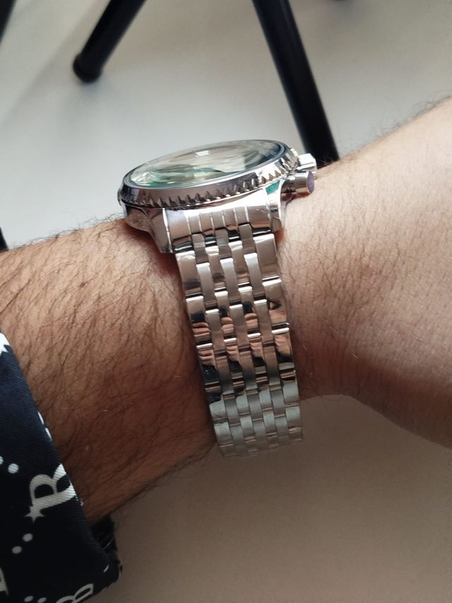 Reloj Poedagar Speedmaster Metal Plateado