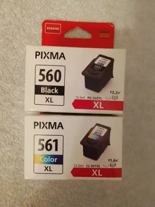 Cartucce inchiostro Canon PIXMA 560 e 561 XL