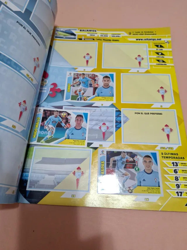 Álbum cromos LaLiga Santander 2017-18