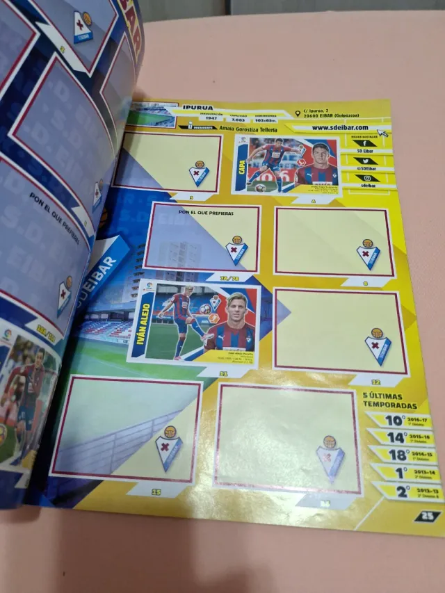 Álbum cromos LaLiga Santander 2017-18