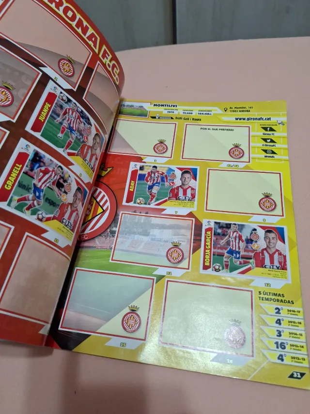 Álbum cromos LaLiga Santander 2017-18