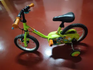 Bicicleta infantil Btwin verde 12 pulgadas