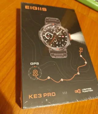 Smartwatch EIGIIS KE3 PRO GPS Arancione Nero Nuovo