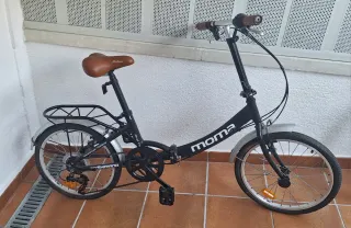 Bicicleta Plegable Moma Negra