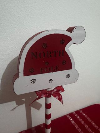 Decorazione Cappello Babbo Natale North Pole