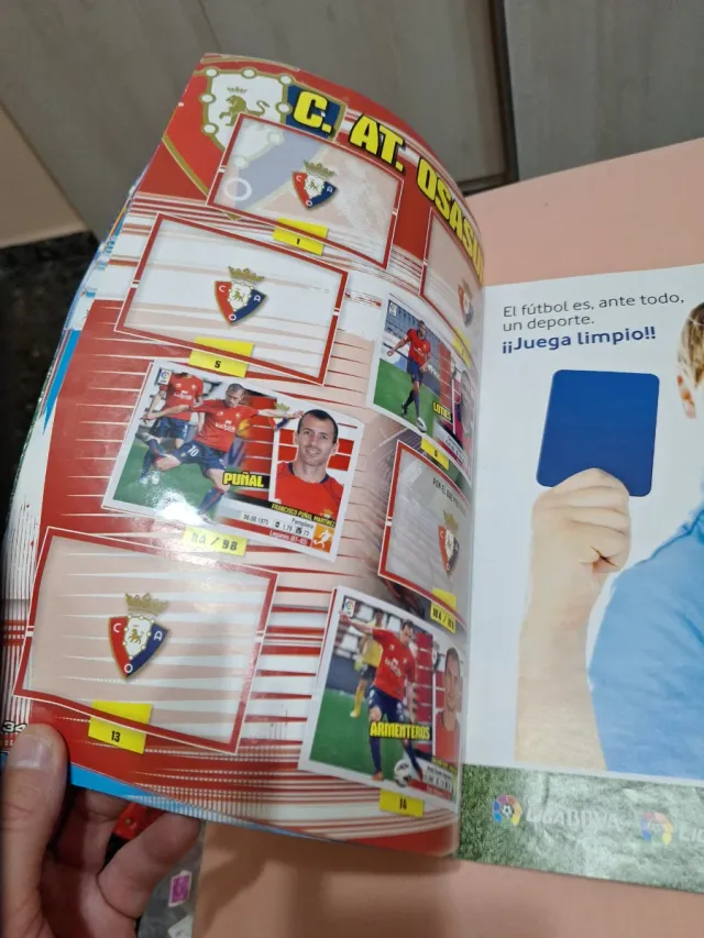 Álbum Cromos Liga BBVA 2013-14 incluye 87 cromos