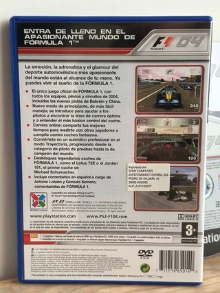 Formula 1 04 PS2