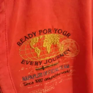 Felpa Napapijri rossa con zip