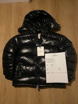 Chaqueta Moncler Puffer Negra Talla M
