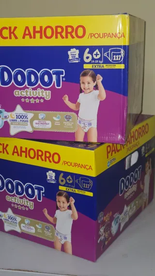 117x2 Fraldas Dodot Activity T6+