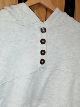 Sudadera Corta (Cropped) Primark XS/34 Oversize