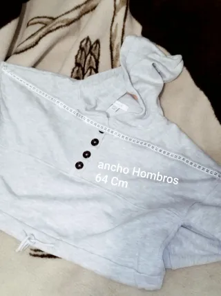 Sudadera Corta (Cropped) Primark XS/34 Oversize