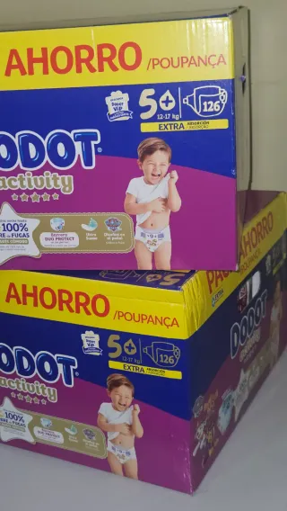 126x2 fraldas Dodot Activity t5+