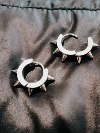 Pendientes estilo Punk en acero inoxidable
