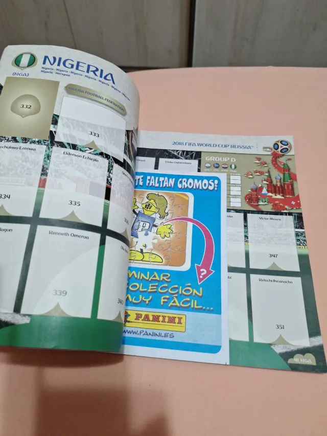 Álbum Cromos Mundial Rusia 2018 Panini