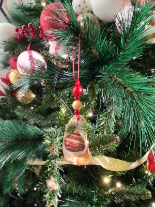 Decorazioni Natalizie Oro e Rosso