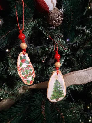 Decorazioni Natalizie Oro e Rosso