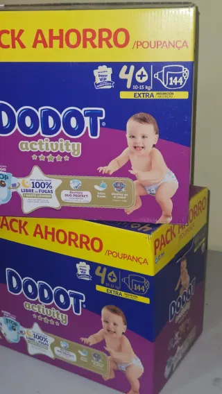 144x2 fraldas Dodot Activity t4+