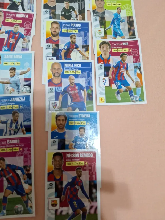 Lote 32 cromos Liga 2020-21