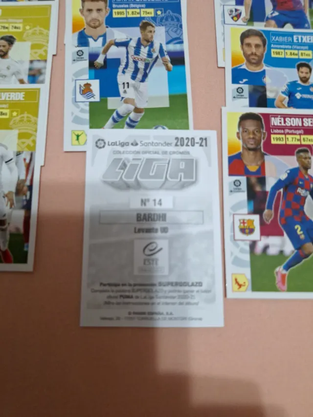 Lote 32 cromos Liga 2020-21