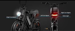 Bicicleta eléctrica fat bike 20 pulgadas