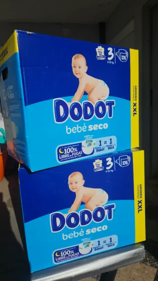 Fraldas Dodot Bebé Seco T3 (2x176)