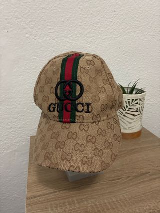 Gorra Gucci Marrón y Verde
