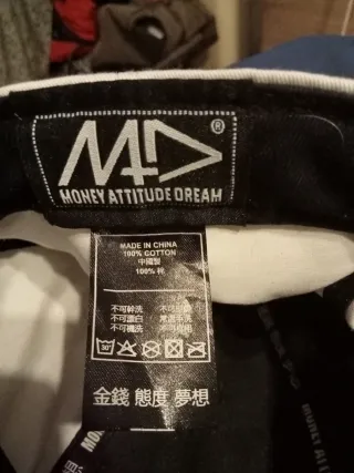 Gorra Bicolor Blanca y Negra