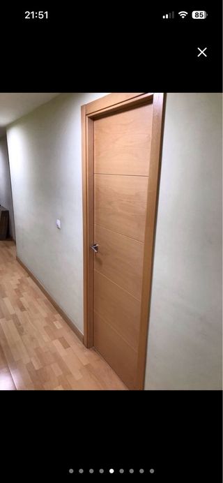 Lote 9 puertas haya macizas