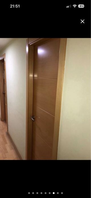 Lote 9 puertas haya macizas