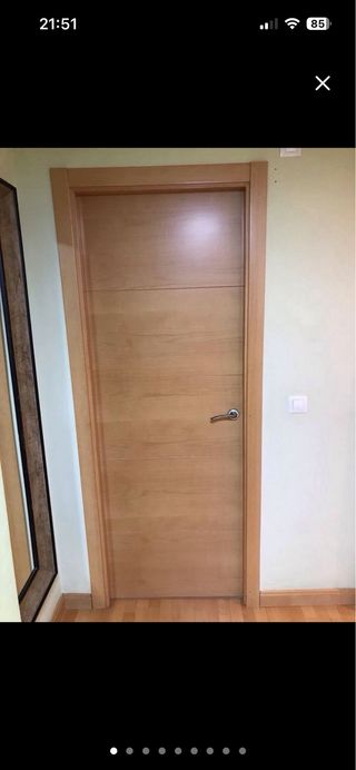 Lote 9 puertas haya macizas