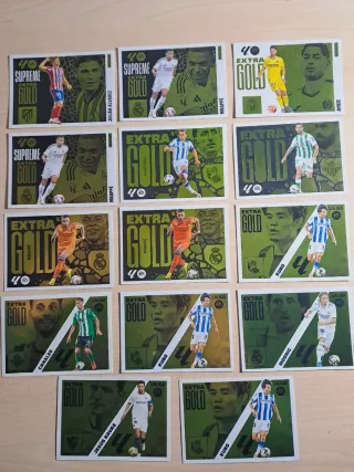 Cromos Extra Gold Fútbol
