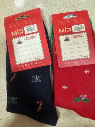 Pack 2 calcetines Navidad MiD