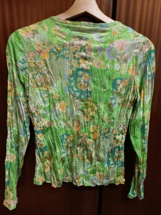 Blusa manga larga XIAGU floral