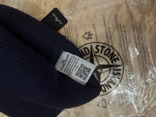 Gorro Stone Island Azul Marino