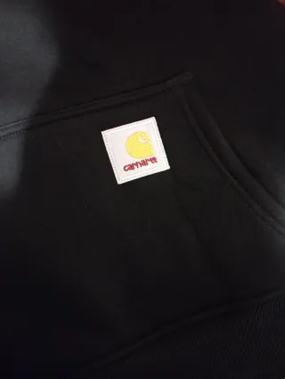 Sudadera Carhartt Negra con Estampado