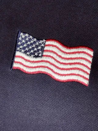 Polo Peter Cook Brighton Talla L - Rayas Verde